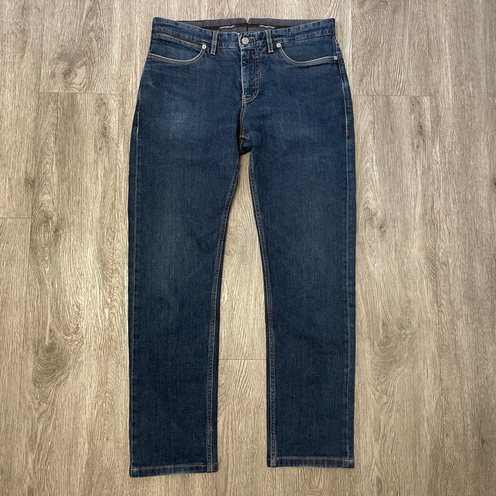 Ermenegildo Zegna Jeans Mens 34x30 Blue Slim Fit Luxury Denim Designer Italy